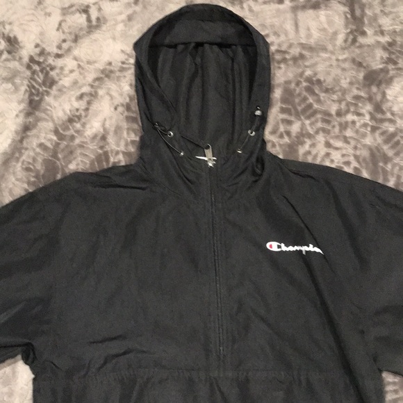Black Champion Windbreaker - Picture 2 of 3
